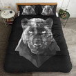 Black Panther Polygon Art Cotton Bed Sheets Spread Comforter Duvet Cover Bedding Sets
