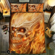 Snm - Flame Skull Collection Bedding Set (Duvet Cover & Pillow Cases)
