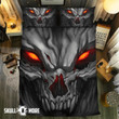 Snm - Red Eyes Skull Collection Bedding Set (Duvet Cover & Pillow Cases)