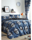 Pixel Skulls Pattern Duvet Cover Bedding Set