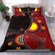 Aboriginal Australia Flag Dot Duvet Cover Bedding Set