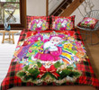 Santa Claus And Gift Cotton Bed Sheets Spread Comforter Duvet Cover Bedding Sets