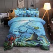 Sea Cotton Bed Sheets Spread Comforter Duvet Cover Bedding Sets