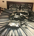 Skull Screaming Bohemian Skull Bedding Set (Duvet Cover & Pillow Cases)