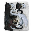 Black & White Dragon Cotton Bed Sheets Spread Comforter Duvet Cover Bedding Sets