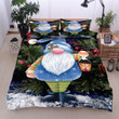 Merry Christmas Gnome Cotton Bed Sheets Spread Comforter Duvet Cover Bedding Sets
