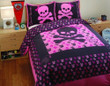 Cute Skull Pattern Cotton Bed Sheets Spread Comforter Duvet Cover Bedding Sets