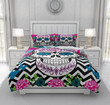 Sugar Skull Cotton Bed Sheets Spread Comforter Duvet Cover Bedding Sets