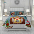 Gnome Christmas Cotton Bed Sheets Spread Comforter Duvet Cover Bedding Sets