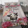 Dont Rain On My Parade Heifer Cotton Bed Sheets Spread Comforter Duvet Cover Bedding Sets