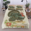 Turkey Thanksgiving Greeting Wishing You Every Joy Cotton Bed Sheets Spread Comforter Duvet Cover Bedding Sets