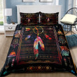 Native American Tribal Symbols Cotton Bed Sheets Spread Comforter Duvet Cover Bedding Sets