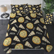 Pizza Pieces Cotton Bed Sheets Spread Comforter Duvet Cover Bedding Sets