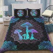 Magic Mushroom Light Cotton Bed Sheets Spread Comforter Duvet Cover Bedding Sets
