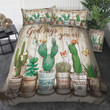 Cactus God Says You Are Cotton Bed Sheets Spread Comforter Duvet Cover Bedding Sets