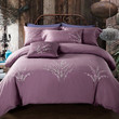 Dusty Purple Wildflower Luxury Egyptian Bedding Set Iy