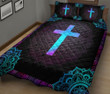 Cross Christian Light Color Cotton Bed Sheets Spread Comforter Duvet Cover Bedding Sets