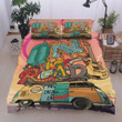 Camping On The Road Cotton Bed Sheets Spread Comforter Duvet Cover Bedding Sets