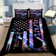 3D Horsehoe Usa Flag Cotton Bed Sheets Spread Comforter Duvet Cover Bedding Sets