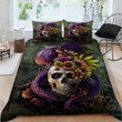 3D Skull With Dragon Cotton Bed Sheets Spread Comforter Duvet Cover Bedding Sets