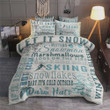 Let It Snow And Skiing Cotton Bed Sheets Spread Comforter Duvet Cover Bedding Sets