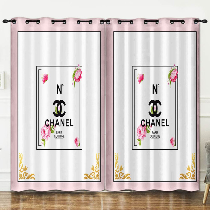 Chanel Paris Couture small flower windows curtain