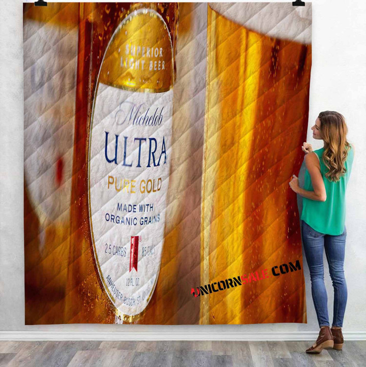Beer Brand Michelob 4N 3D Customized Personalized Quilt Blanket