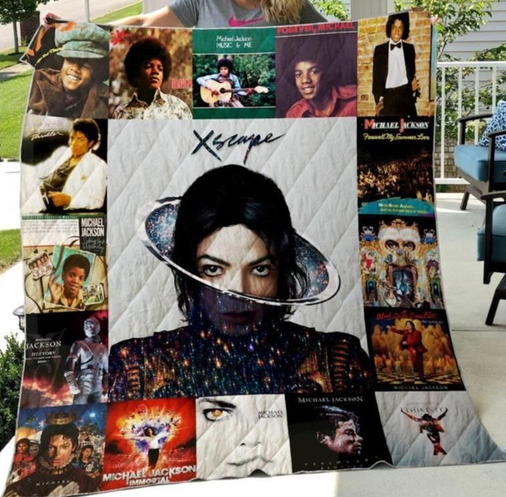 Michael Jackson Fleece Quilt Blanket Personalized Customized Home Bedroom Decor Gift