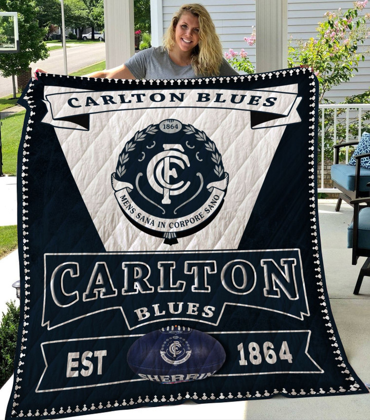 Carlton Blues 1 Quilt Blanket Ha1910 Fan Made