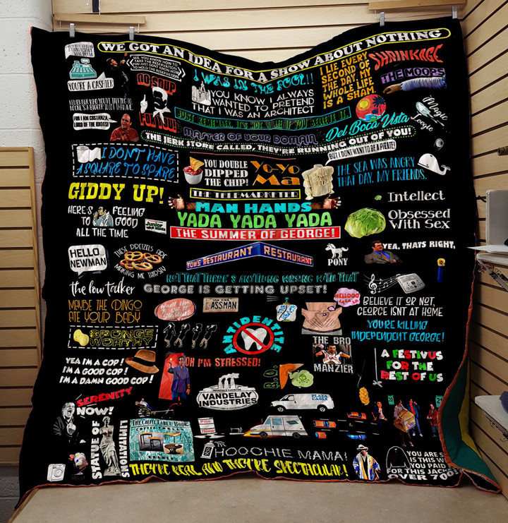 Seinfeld 30Th Anniversary 3D Quilt Blanket