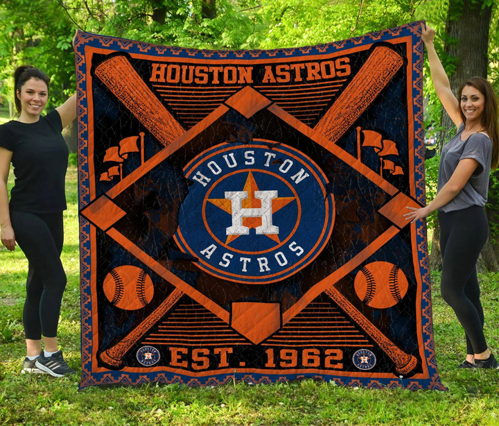 Houston Astros Quilt Blanket Qsp065837