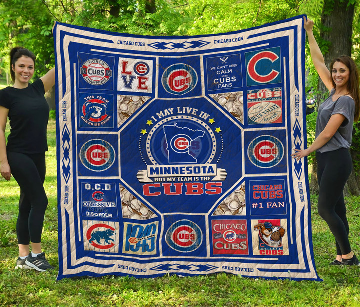 Chicago Cubs - Minnesota Quilt Blanket Ha0111 Fan Made