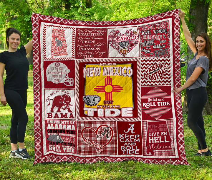 Alabama Crimson Tide New Mexico Quilt Blanket Ha1910 Fan Made