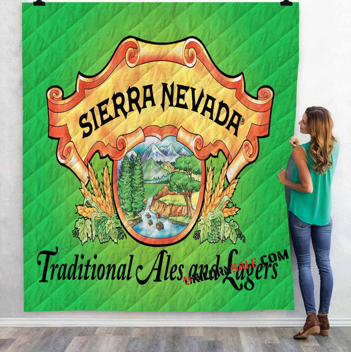 Beer Brand Sierra Nevada Pale Ale 1N 3D Customized Personalized Quilt Blanket