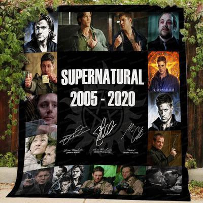Supernatural Winchester Brothers Castiel Quilt Blanket Spn03 – Quilt
