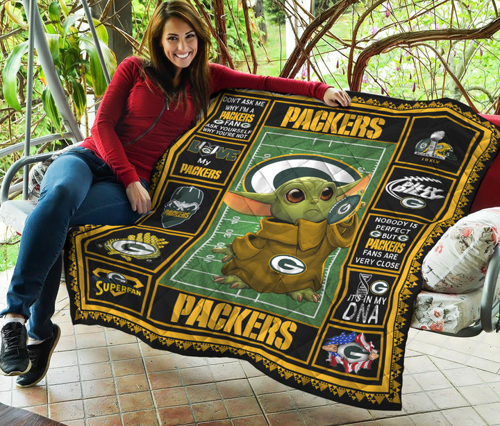Green Bay Packers Bbyd Quilt Blanket