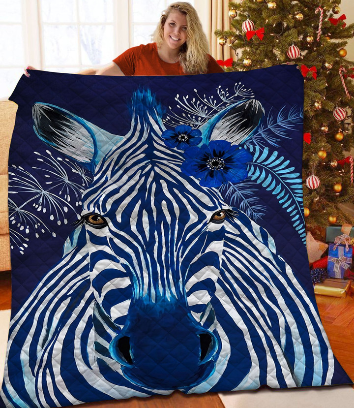 Zebra Quilt Blanket