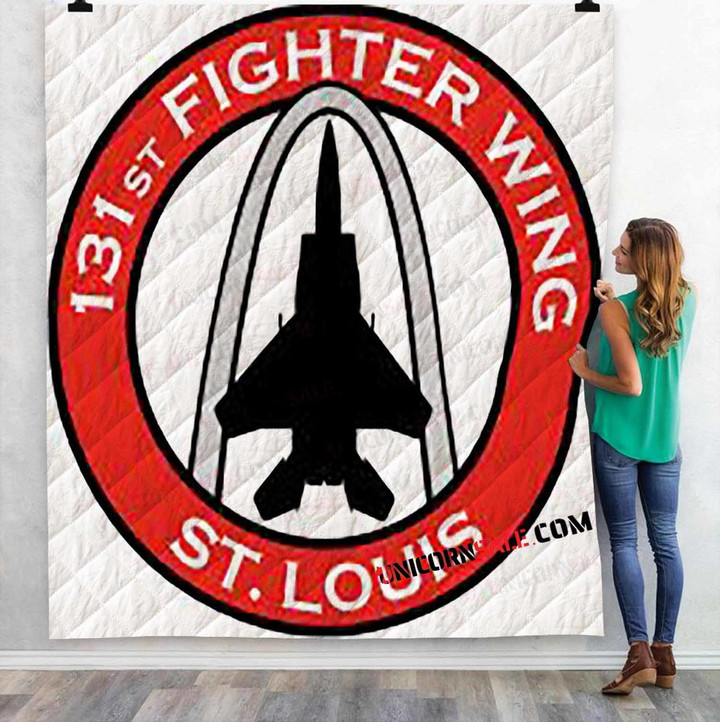 Firefighter 131St Fighter Wing Fire Protection 3D Customized Personalized Quilt Blanket