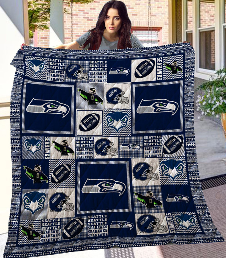Seattle Seahawks Quilt Blanket Ha0411 Fan Made