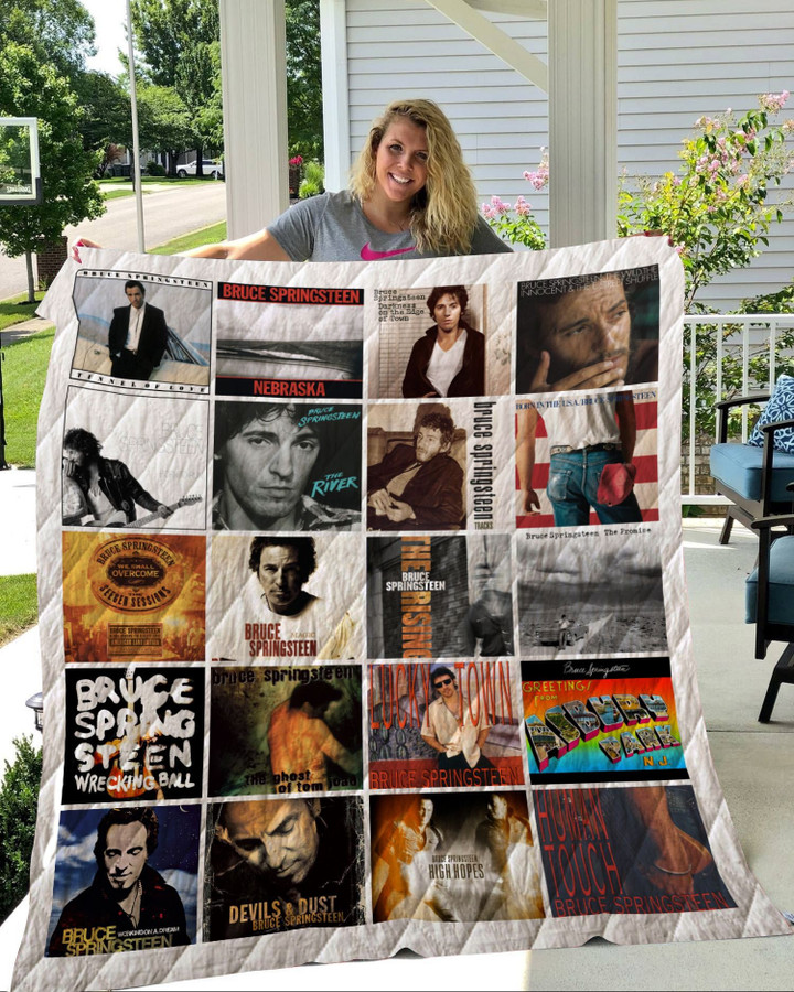 Bruce Springsteen Quilt Blanket Ha0411 Fan Made