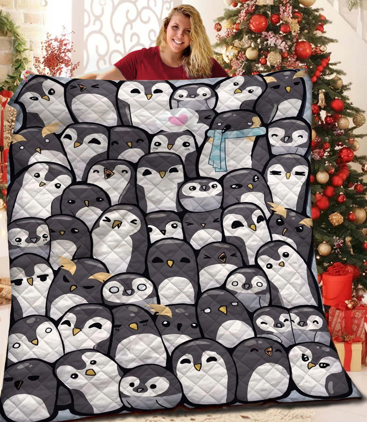 Penguin Quilt Blanket