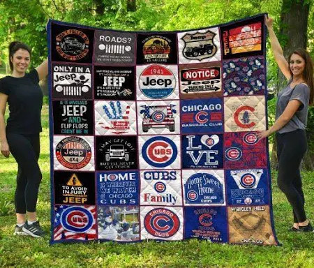 Chicago Cubs Quilt Blanket Qsp063423