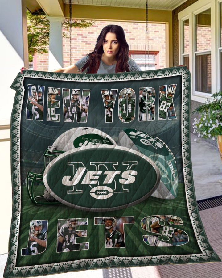 New York Jets Quilt Blanket Ha0411 Fan Made