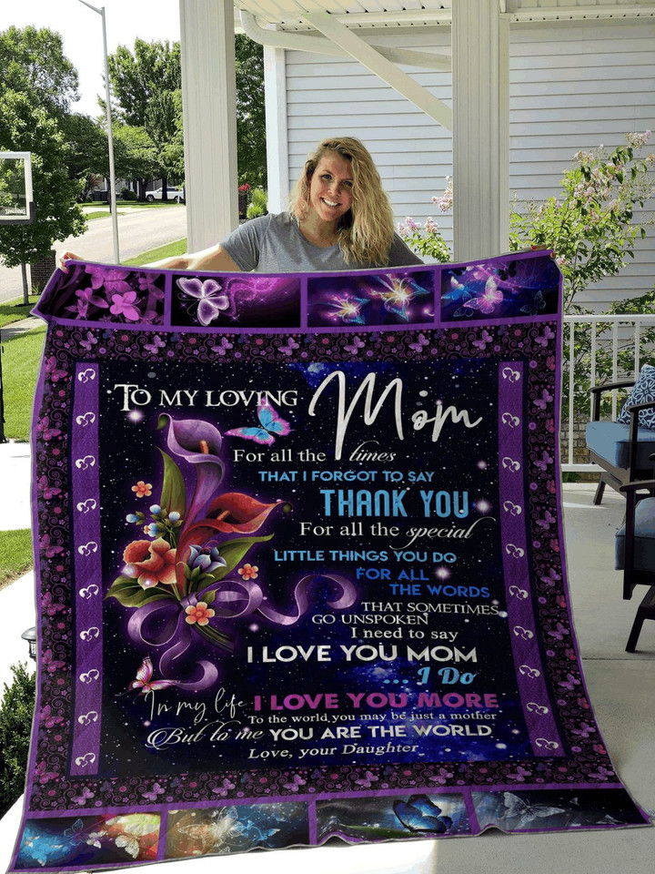 For Mom Quilt Blanket V20
