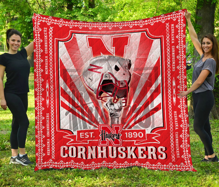 Nebraska Cornhuskers Quilt Blanket Ha0111 Fan Made