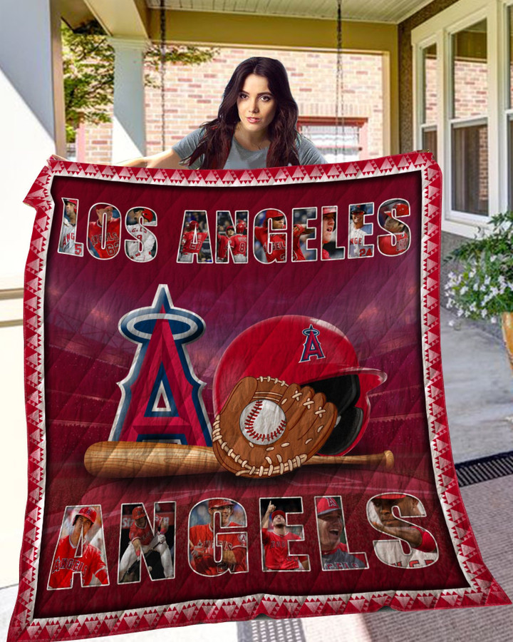 Los Angeles Angels Quilt Blanket Ha0411 Fan Made