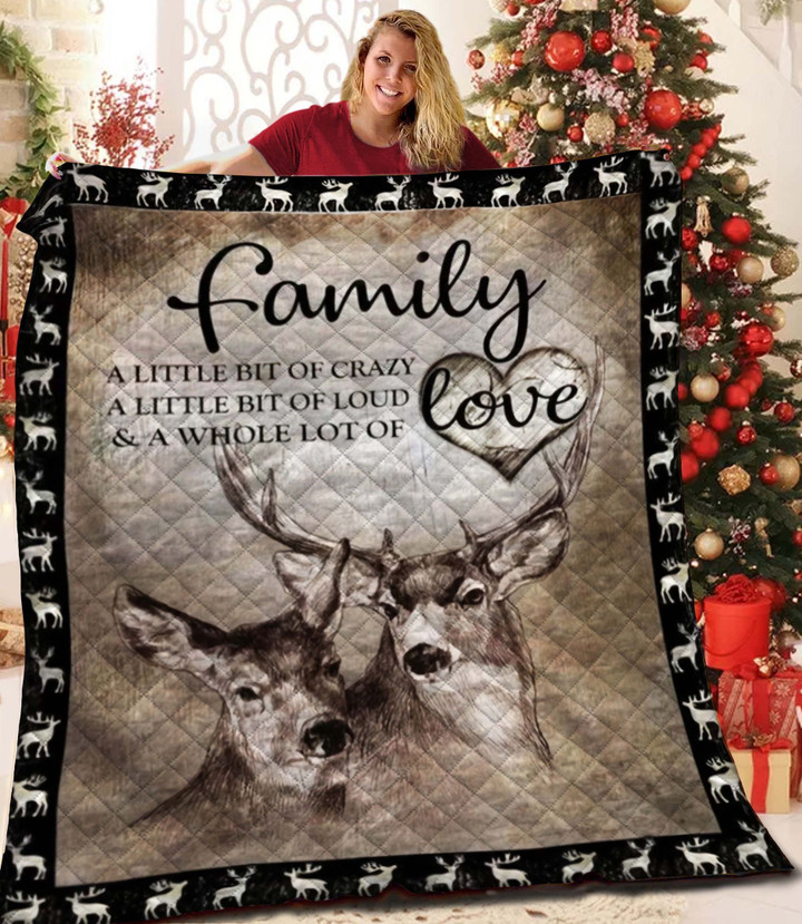 Deer Quilt Blanket