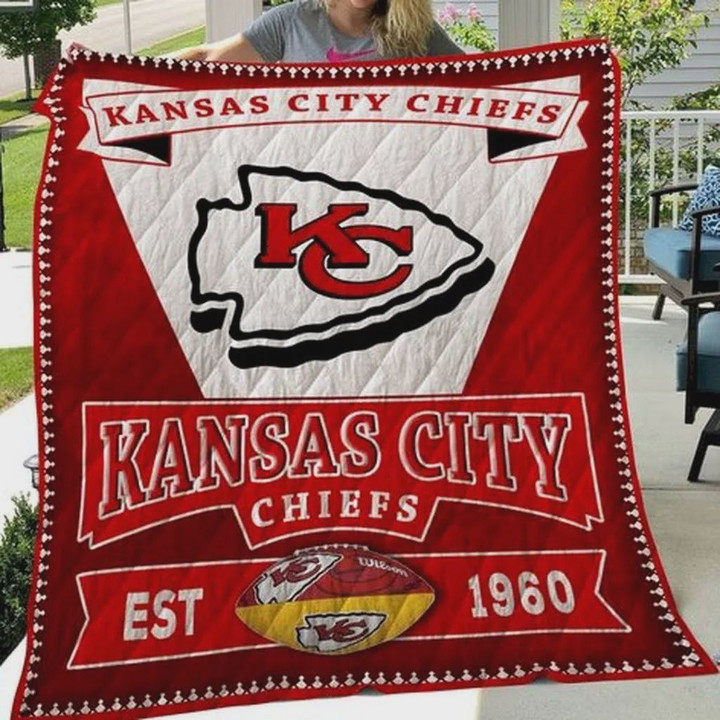 Kansas City Chiefs Quilt Blanket Ha1910 Fan Made