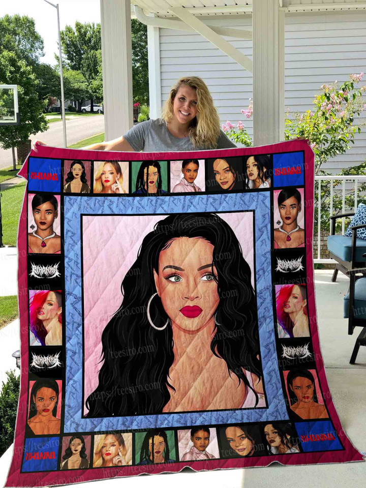 Rihanna Quilt Blanket 02