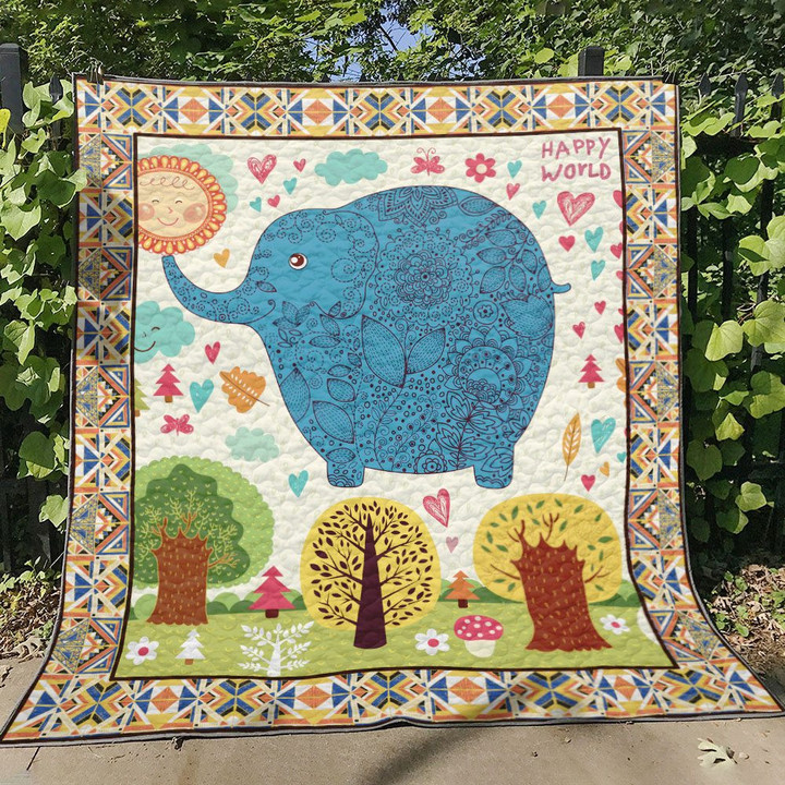 Elephant Tvh1610861 Quilt Blanket